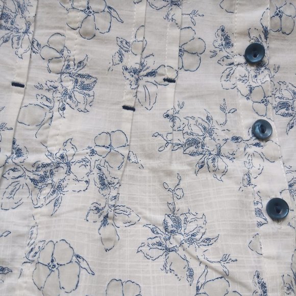 Floral sleeveless tunic top, size S - Picture 3 of 9